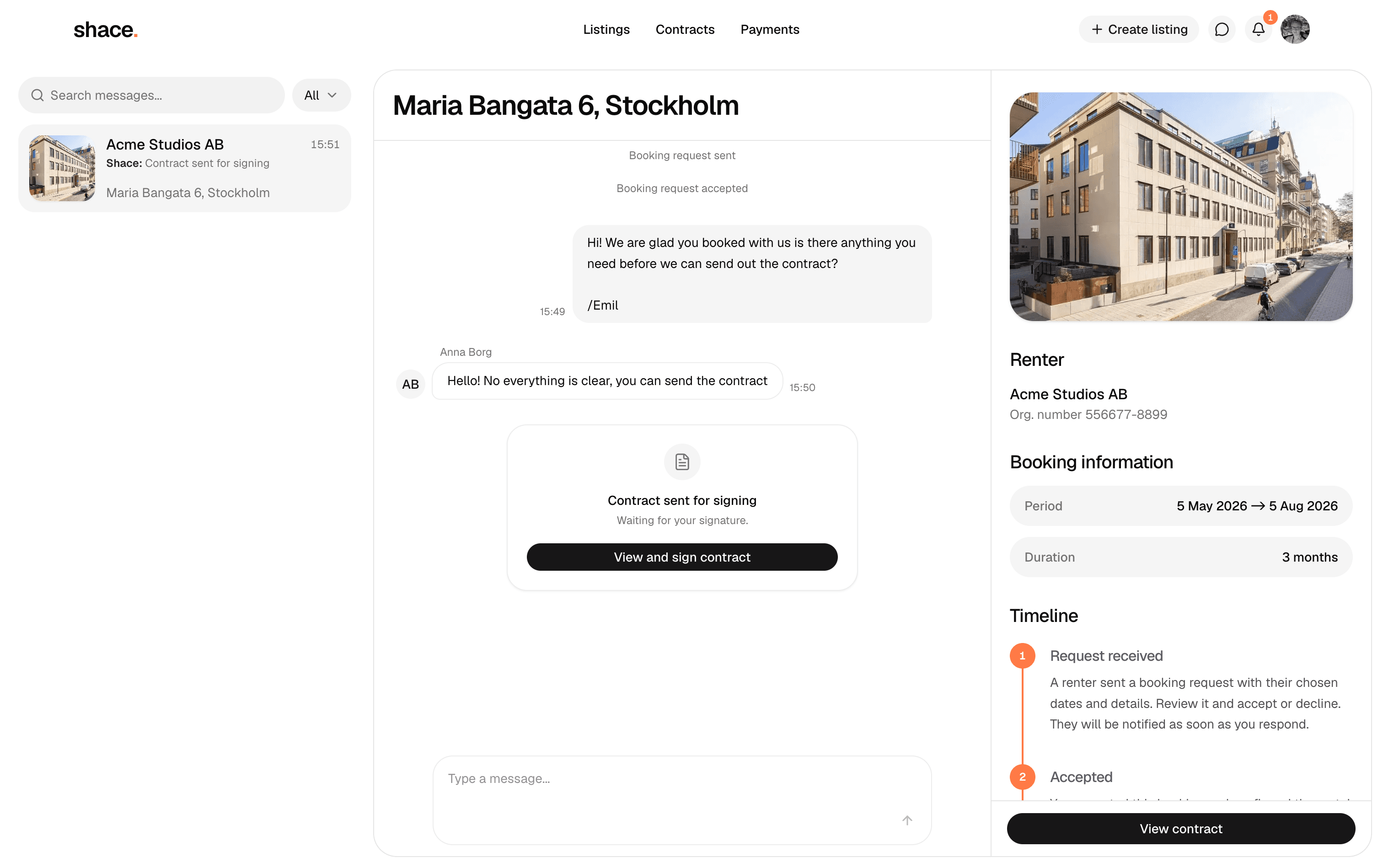 Chat with your tenants